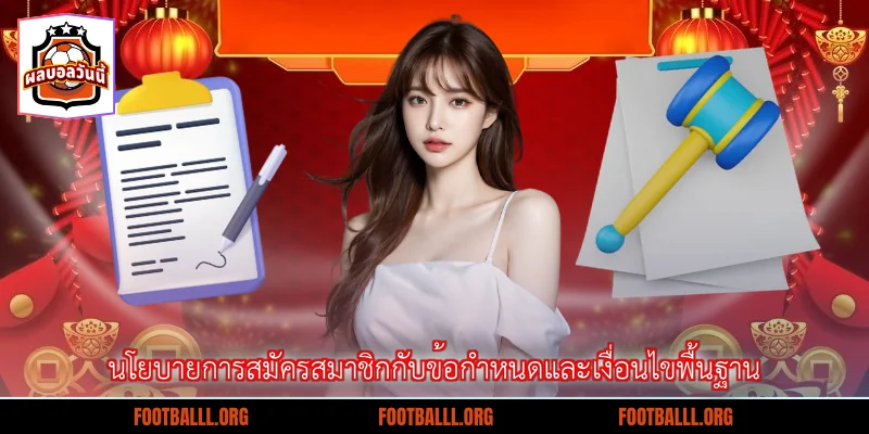 นโยบายการสมัครสมาชิกกับข้อกำหนดและเงื่อนไขพื้นฐาน