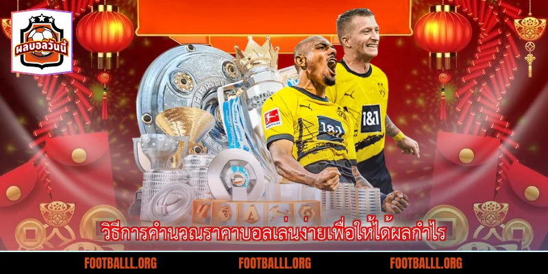 วิธีการคำนวณราคาบอลเล่นง่ายเพื่อให้ได้ผลกำไร
