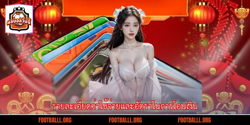 รายละเอียดค่าใช้จ่ายและอัตราในการโอนเงิน