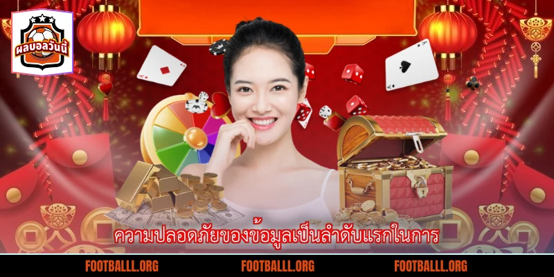 ความปลอดภัยของข้อมูลเป็นลำดับแรกในการ